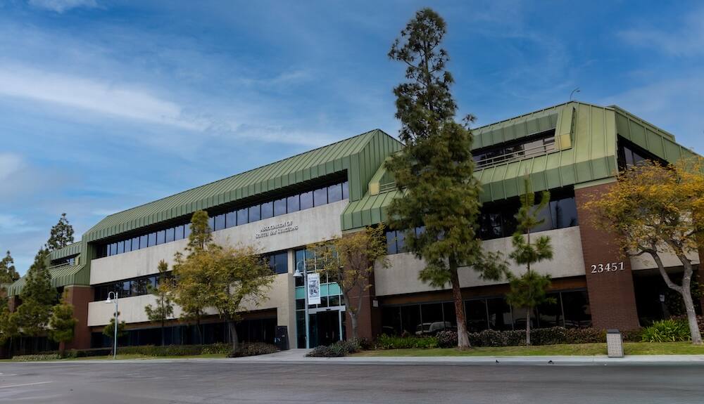 Dental practice exterior photographed for a Los Angeles-area practice