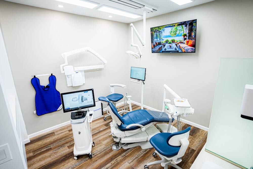 Dental operatory photographed for a Los Angeles-area practice